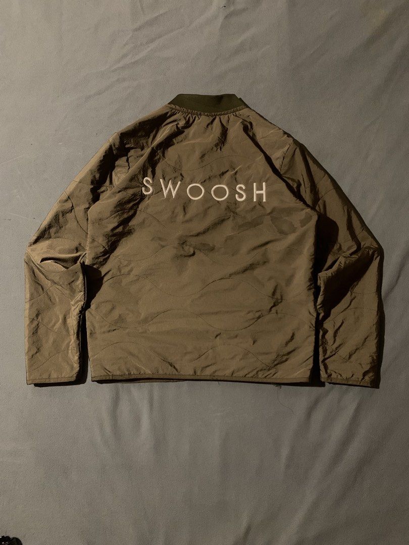 NIKE DOUBLE SWOOSH WITH BACK HIT SWOOSH (Category: Hoodies) located in Cavite. Submitted by thrift_2find (Listing ID 1463929104, Image 2). Description: issue lost button wet stain inner (unnoticeable).