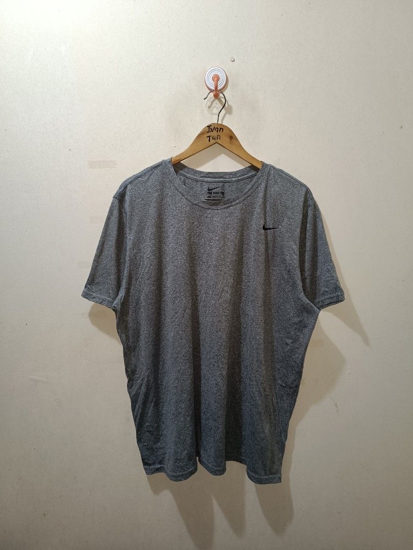 Nike Dri Fit Shirt (Category: Tshirts & Polo Shirts ) located in Makati City. Submitted by ivsseyow03 (Listing ID 1463748479, Image 1). Description: Grey Nike t-shirt. Dri-FIT material, athletic fit. Small black Nike swoosh logo on the chest. Size 2XL. Good for workouts or casual wear..