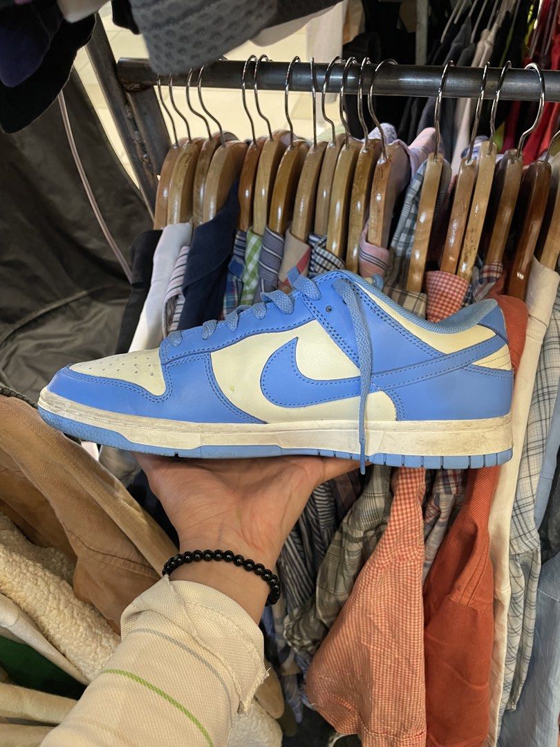 Nike Dunk Low Retro University Blue (Category: Sneakers) located in Quezon City. Submitted by madisonred (Listing ID 1463848710, Image 1). Description: Authentic Nike Dunk Low University Blue, bought in the U.S. 🇺🇸 Size - US 10/UK 9/ EUR 44 - Classic Nike Dunks - Blue and white colorway - Blue laces - Great for everyday wear - Iconic kicks.