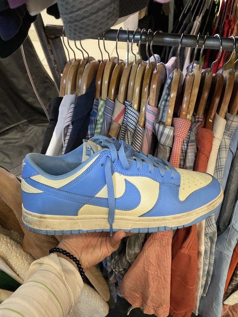 Nike Dunk Low Retro University Blue (Category: Sneakers) located in Quezon City. Submitted by madisonred (Listing ID 1463848710, Image 3). Description: Authentic Nike Dunk Low University Blue, bought in the U.S. 🇺🇸 Size - US 10/UK 9/ EUR 44 - Classic Nike Dunks - Blue and white colorway - Blue laces - Great for everyday wear - Iconic kicks.
