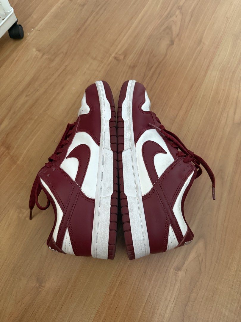 NIKE Dunk Low “Team Red” (Category: Sneakers) located in Makati City. Submitted by princesscalaquiann (Listing ID 1463773394, Image 3). Description: - No box - Bought in Singapore back in Dec 2023 - Needs cleaning only.