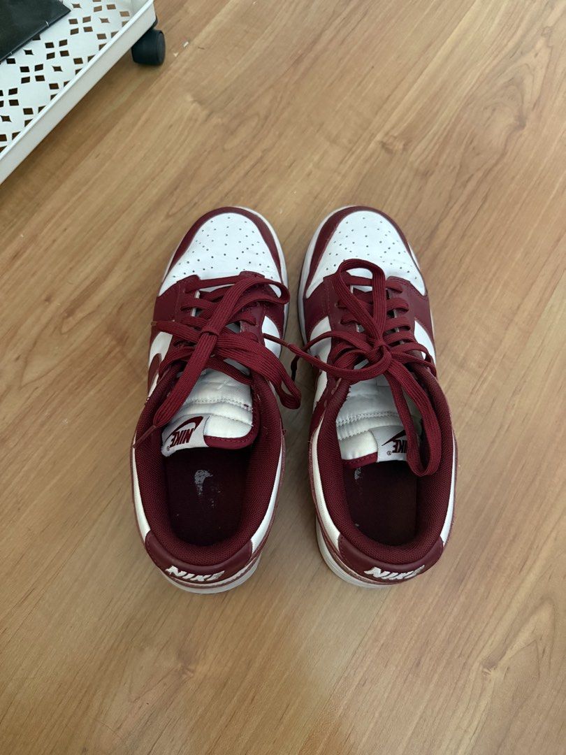 NIKE Dunk Low “Team Red” (Category: Sneakers) located in Makati City. Submitted by princesscalaquiann (Listing ID 1463773394, Image 2). Description: - No box - Bought in Singapore back in Dec 2023 - Needs cleaning only.