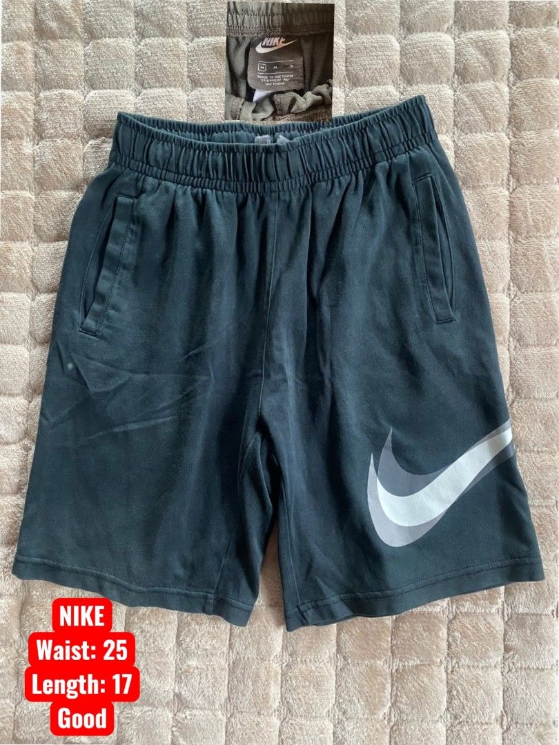 Nike Short (Category: Shorts) located in Santo Tomas. Submitted by liyothrift (Listing ID 1463935813, Image 1). Description: Nike Shory Width 25 Length 17 good to excellent free ship.