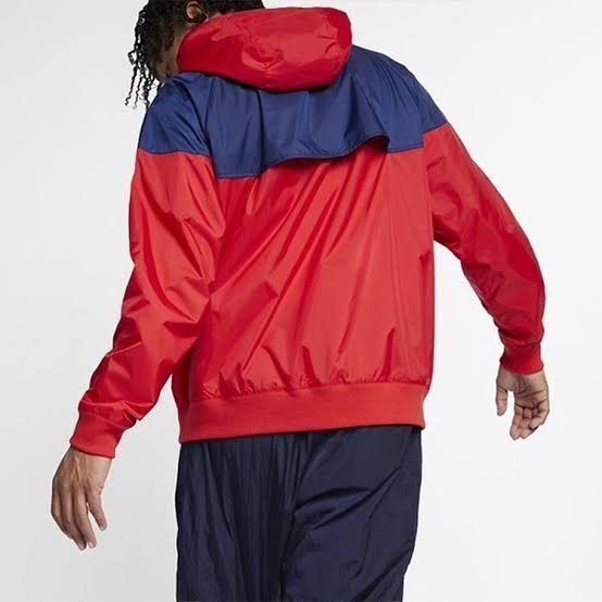 Nike Windrunner Jacket Red Blue XL (Category: Coats, Jackets and Outerwear) located in Cebu City. Submitted by jahfindstreetwear (Listing ID 1463868674, Image 2). Description: NIKE WINDRUNNER JACKET TWOTONE Size XL W25 L26.5 Execellent Condition No issue DM📩.