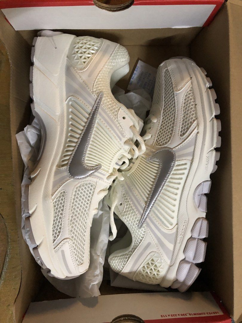 NIKE ZOOM VOMERO 5 "SAIL (Category: Sneakers) located in La Trinidad. Submitted by 3lrandii (Listing ID 1463786642, Image 1). Description: 🔥 NIKE ZOOM VOMERO 5 “SAIL / METALLIC SILVER” (BNDS) 🔥 100% authentic, brand new pair bought from an official retail store in Hong Kong. Never worn. Super comfortable lifestyle/running sneakers! • Condition: 10/10 Brand New Deadstock (BNDS) • Color: Sail/Metallic Silver (Vintage off-white with a subtle green