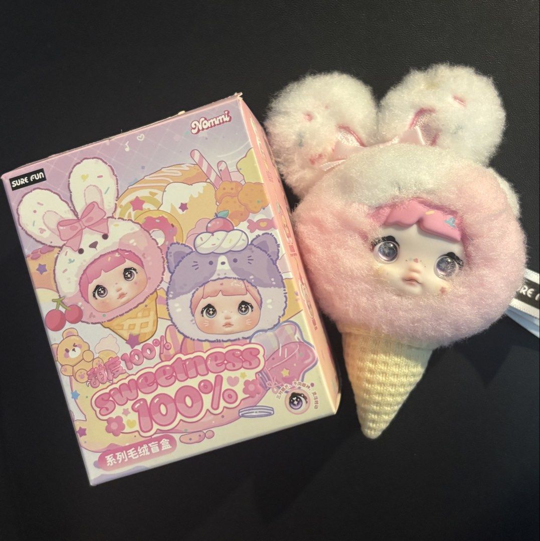 Nommi Sweetness 100% Series Bunny (Category: Designer & Blind Box Toys) located in Caloocan City. Submitted by poyoyoi_11 (Listing ID 1463872194, Image 1). Description: - bought it for 500 sa toy kingdom ! - never been used - has box + tag + keyring 💌 dm for more info !.