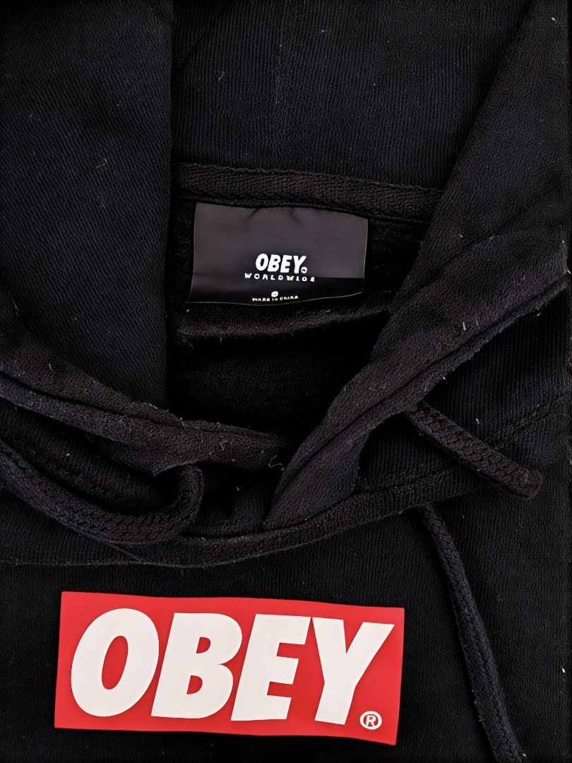 OBEY PULL OVER JACKET (Category: Coats, Jackets and Outerwear) located in Bacolod City. Submitted by hyoohxzx (Listing ID 1463863831, Image 3). Description: OBEY PULL OVER JACKET SIZE SMALL LENGTH 27.5 WIDTH 21.5 EXCELLENT CONDITION LOCATION BACOLOD CITY, NEGROS OCCIDENTAL.