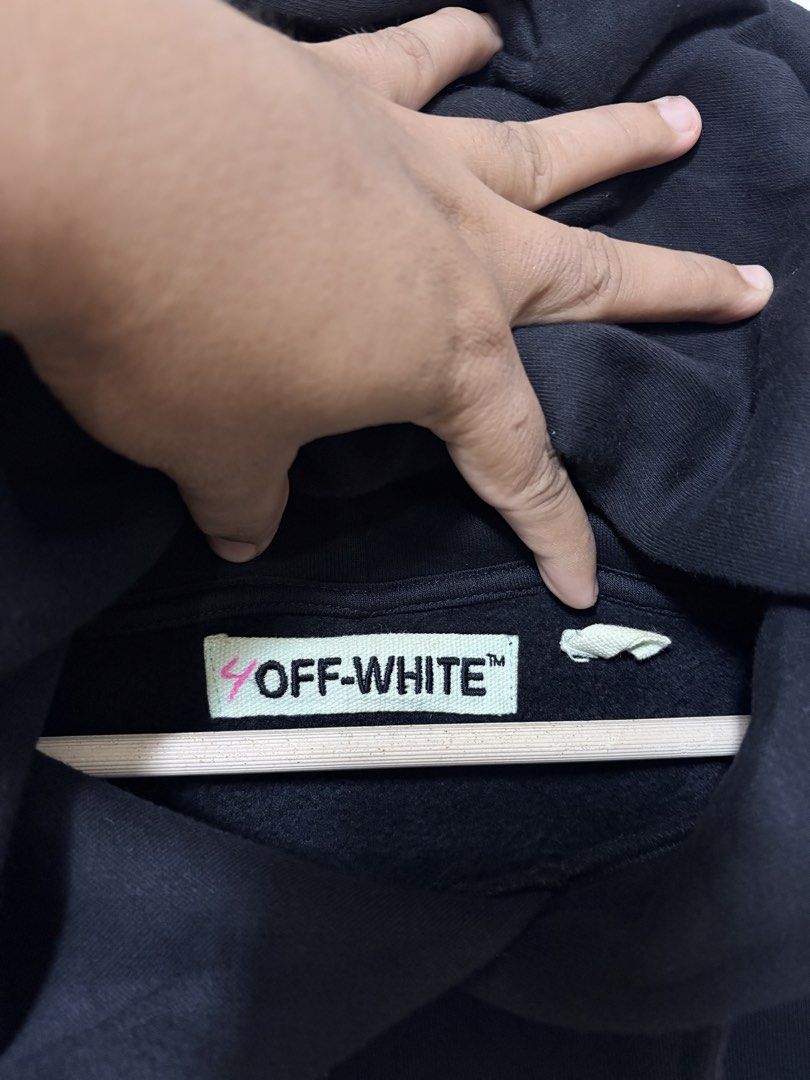 Offwhite Nebraska hoodie (Category: Coats, Jackets and Outerwear) located in Iloilo. Submitted by ghettoriches_ (Listing ID 1463913174, Image 2). Description: Offwhite nebraska hoodie Xxs oversized 25x29 Like new No flaws.