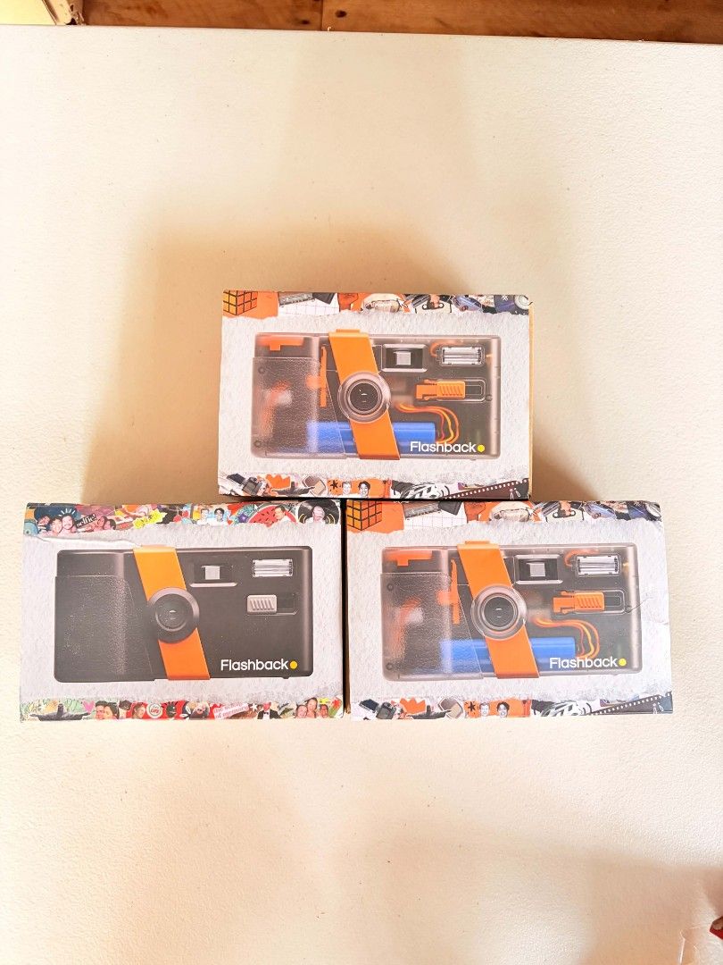 ON HAND Flashback ONE35 V2 Digital Camera (Category: Cameras) located in Marikina City. Submitted by jclgg (Listing ID 1422261617, Image 2). Description: ON HAND. READY TO SHIP :) STILL AVAILABLE as of 9/14: 2 pc - transparent/orange 1 pc - orange/black 2 pc - transparent/teal - SOLD 🚫 ₱7,500 Features: - Mimics the look & feel of a disposable camera - 27 shots per "roll" (just like film!) - Reusable - no actual film needed Choose your experience