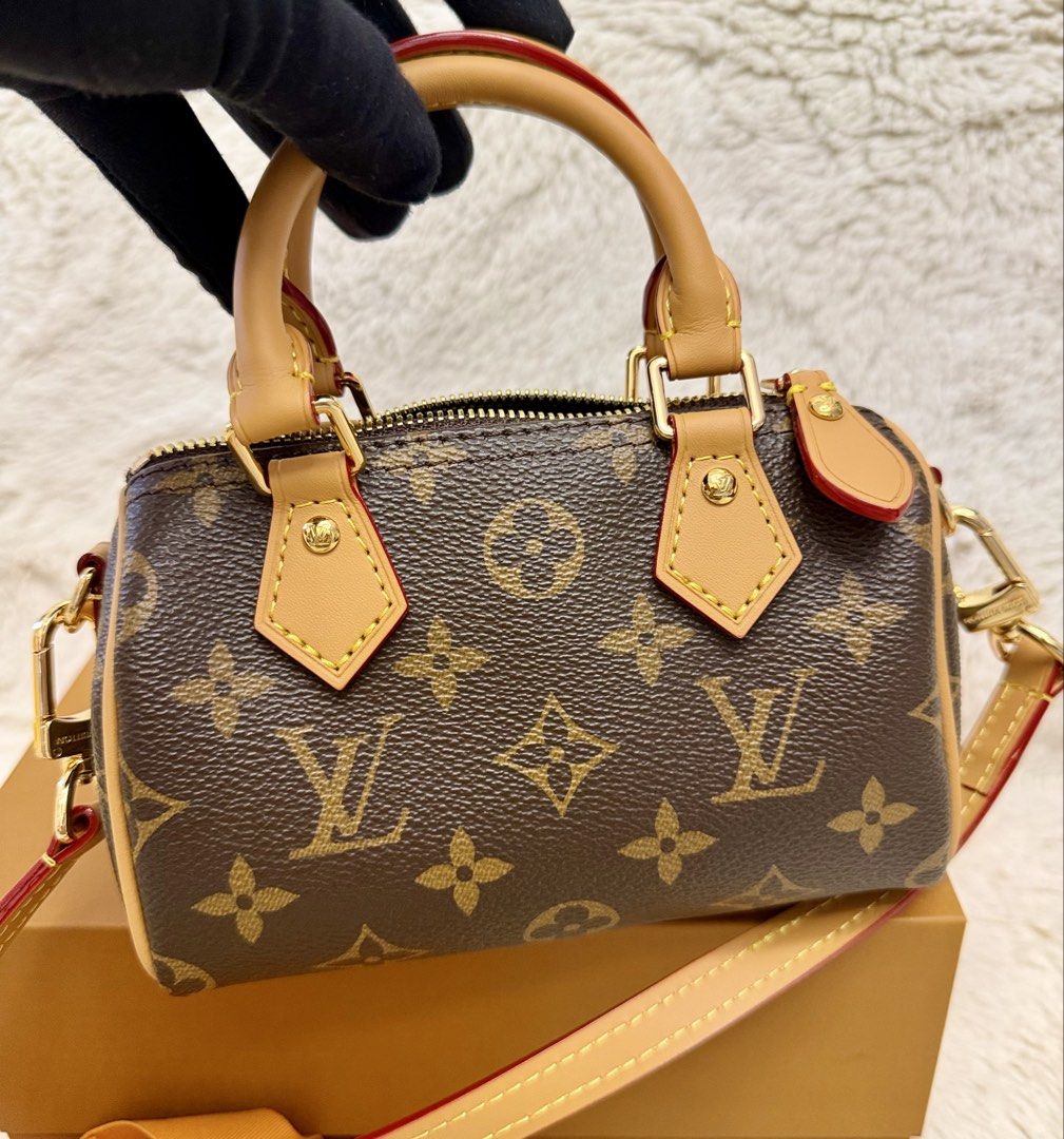 *ONHAND!* Preloved Monogram Canvas Nano Sling (Category: Luxury Bags & Wallets) located in Manila. Submitted by mrsmdxbseller (Listing ID 1463926716, Image 2). Description: .