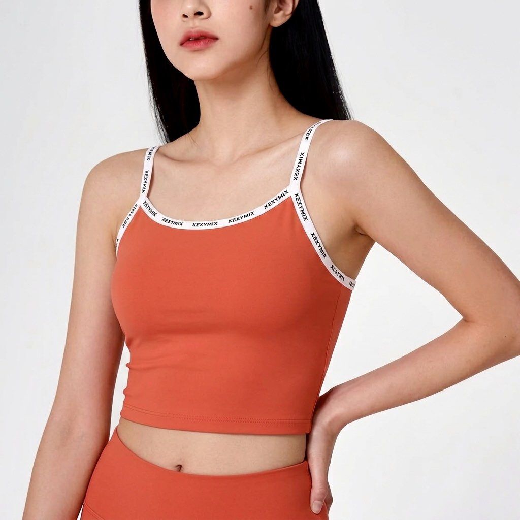 Orange Red Xexymix CropTop (Category: Activewear) located in Davao. Submitted by sb.thriftwear (Listing ID 1463765281, Image 1). Description: Size: Medium on tag Issue: None. Good as new Color may vary due to lighting. ⚠️All items are thrifted. Please manage your expectations. RS‼️ RS‼️ RS‼️.