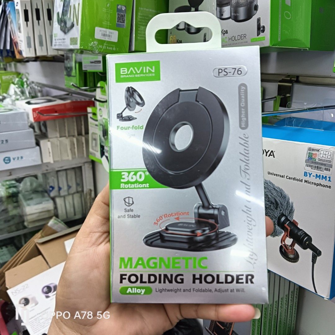 Original bavin Car magnetic folding holder (Category: Mounts & Holders) located in Manila. Submitted by iliasjen (Listing ID 1463866168, Image 1). Description: .