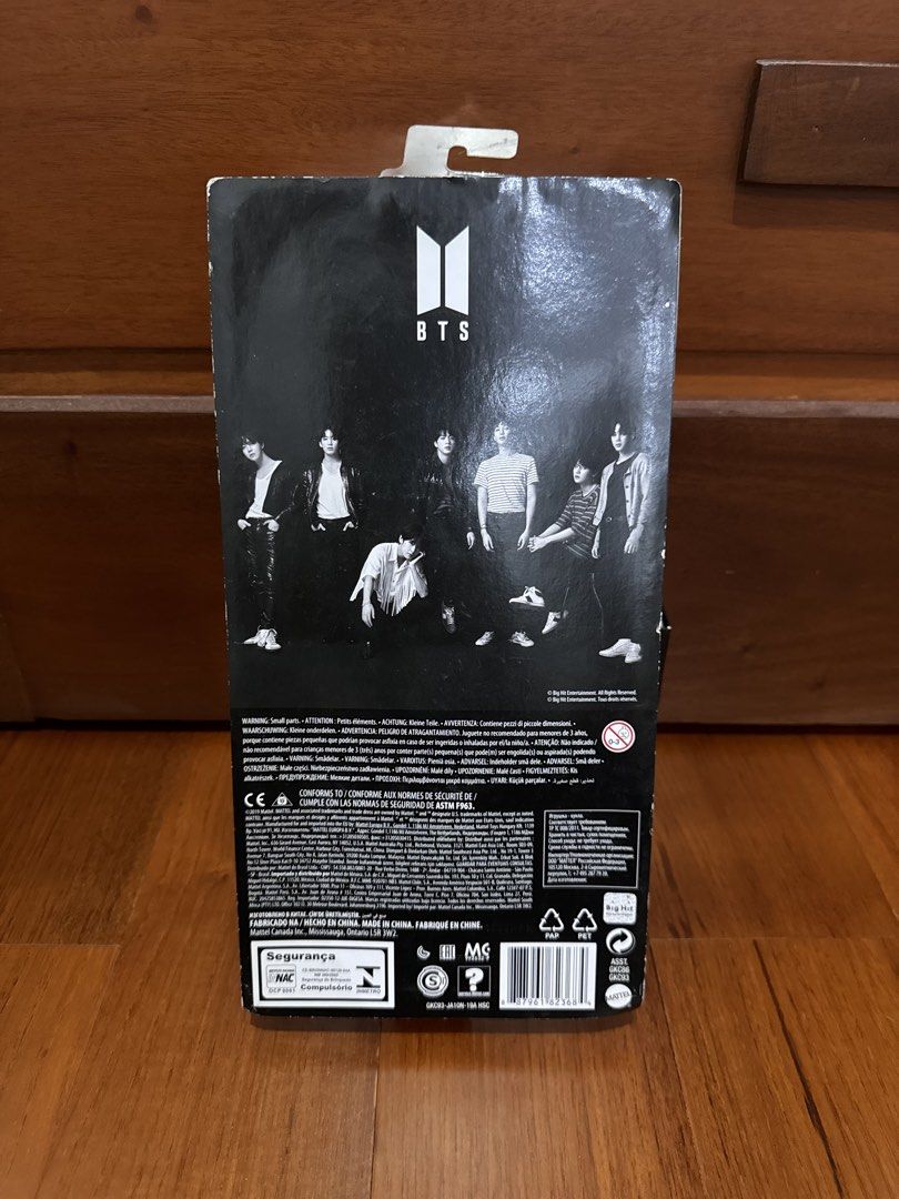 Original BTS Jimin Doll Mattel (Category: K-Wave Merchandise) located in Quezon City. Submitted by nobitinn (Listing ID 1463870029, Image 2). Description: - Authentic BTS Jimin doll - Comes in original packaging, unopened box - Message for more Picture rfs : declutterring .