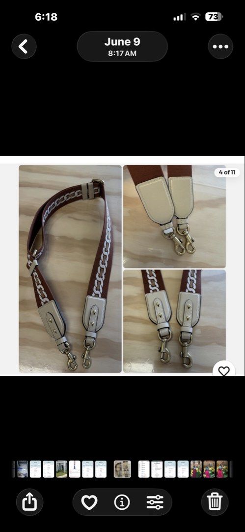 Original Coach guitar strap with free bag (Category: Cross-body Bags) located in Mabalacat. Submitted by charmsbyme (Listing ID 1463839506, Image 2). Description: Selling this guitar coach strap with free bag.