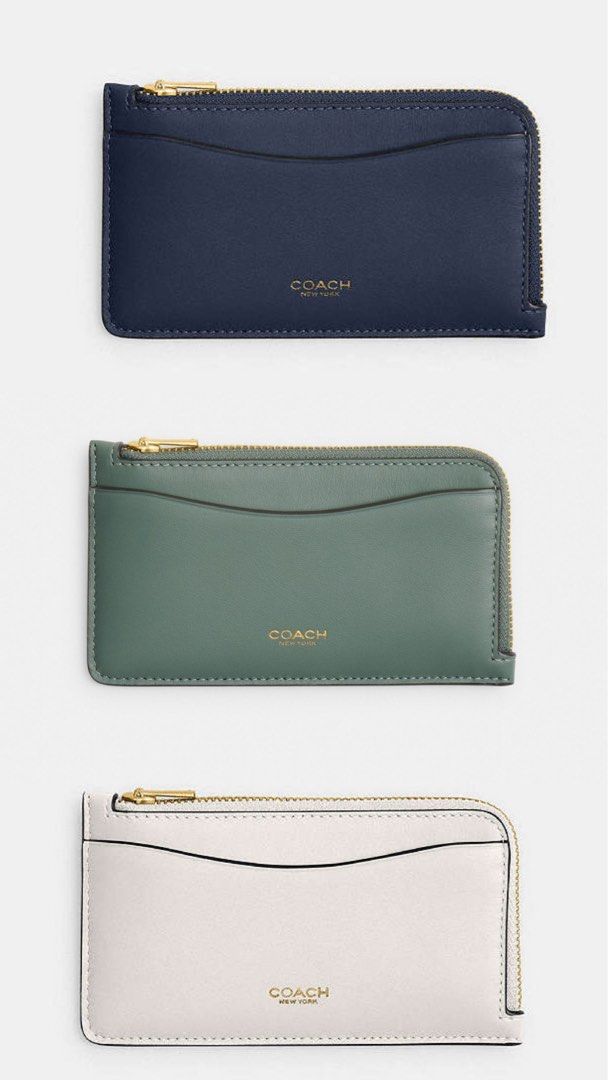💯ORIGINAL COACH NEW YORK ZIP CARD CASE (Category: Wallets & Card Holders) located in Quezon City. Submitted by ashongsstore (Listing ID 1463779600, Image 1). Description: 👜 C🅾️ACH COLLECTION👜 🇵🇭AVAILABLE🇵🇭 Essential Card Holder Wallet In Signature UpcraftedLeather This wallet is made of our new innovative material, UpcraftedLeather. It is not leather, instead it’s made with at least 50% leather fibers, entangled through a recycled textile