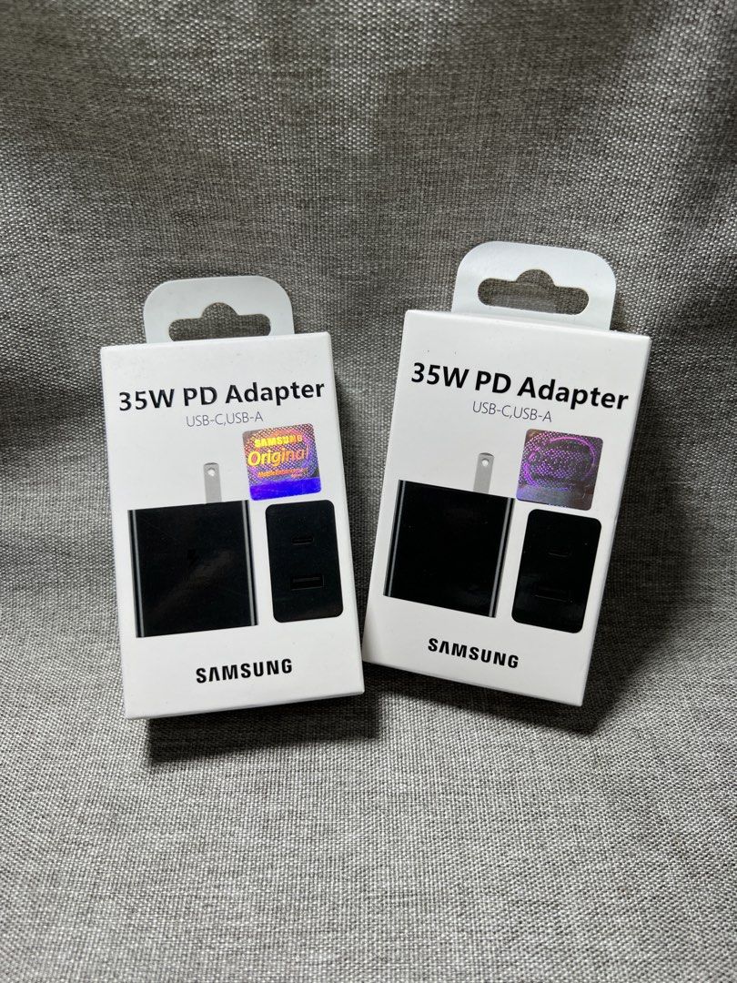 Original Samsung 35w Power Adapter-black (Category: Chargers & Cables) located in Manila. Submitted by warm_jamin (Listing ID 1463926549, Image 1). Description: ⚡ Original Samsung 35w Power Adapter Upgrade your charging experience with the Samsung 35wPower Adapter designed for fast and reliable charging on compatible devices. ✅ Original Samsung ✅ 35w Fast Charging ✅ Available in Black & White ✅ Brand New & Sealed ✅ Compact & Convenient Design ✅ P