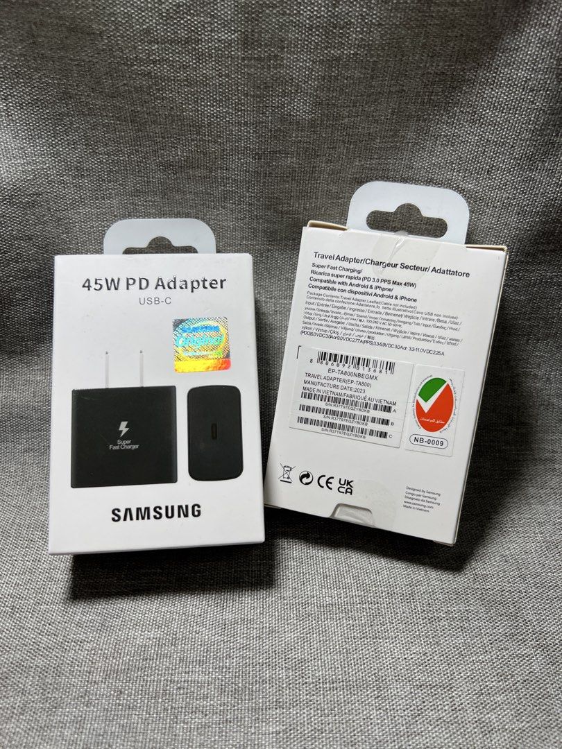 Original Samsung 45W Power Adapter-Black (Category: Chargers & Cables) located in Manila. Submitted by warm_jamin (Listing ID 1463926407, Image 2). Description: ⚡ Original Samsung 45W Power Adapter Upgrade your charging experience with the Samsung 45W Power Adapter designed for fast and reliable charging on compatible devices. ✅ Original Samsung ✅ 45W Fast Charging ✅ Available in Black & White ✅ Brand New & Sealed ✅ Compact & Convenient Design ✅ 