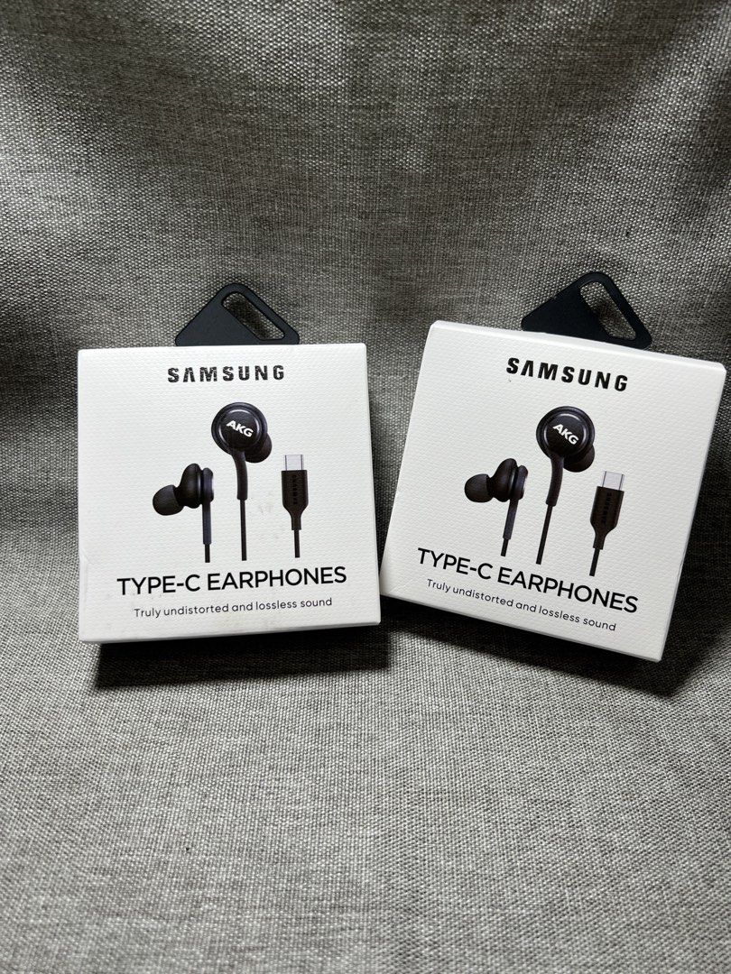Original Samsung AKG Type-C Earphones (Category: Earphones) located in Manila. Submitted by warm_jamin (Listing ID 1463928295, Image 1). Description: 🎧 Original Samsung AKG Type-C Earphones Enjoy clear and balanced sound with these Samsung AKG Type-C Earphones designed for convenient plug-and-play listening. ✅ Original Samsung AKG ✅ USB Type-C Connector ✅ Plug & Play ✅ No Bluetooth Needed ✅ Clear & Detailed Sound ✅ Built-in Microphone ✅ Convenie