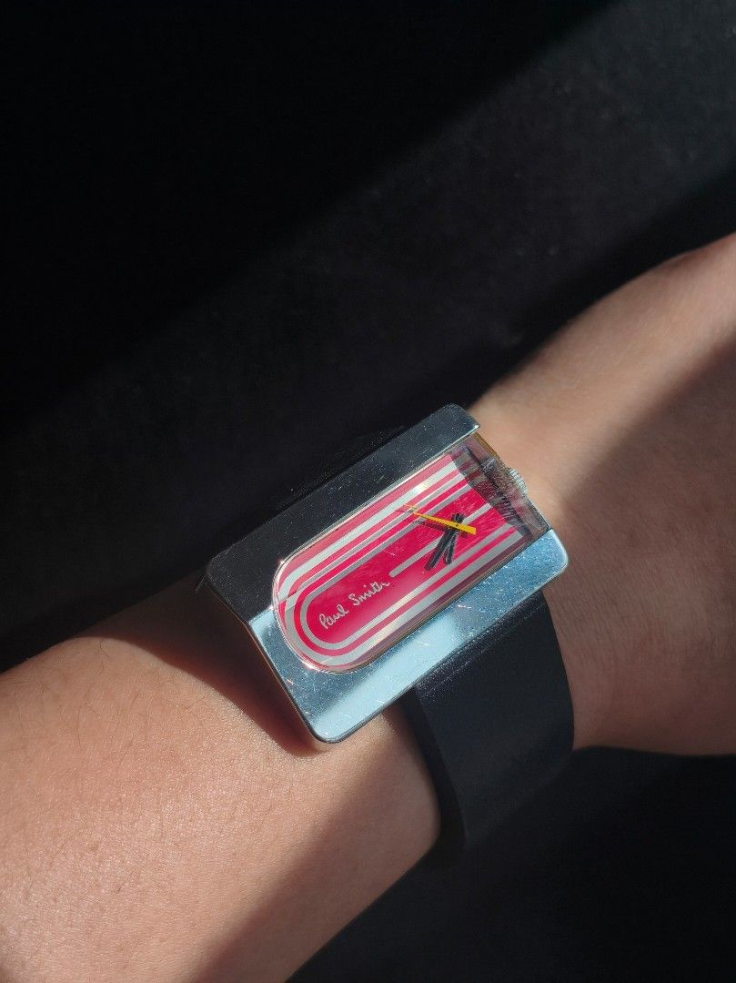 Paul Smith Space Ace Vintage (Category: Men's Watches) located in Manila. Submitted by brick.owens (Listing ID 1460757259, Image 1). Description: Designer's watch Paul Smith "Space Ace" model: 1030-H12603 statement watch, something unique and not ordinary selling for only Php 5,500 OBO.