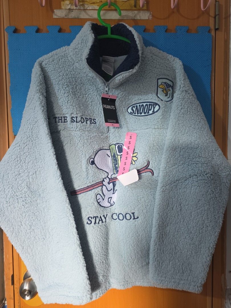 Peanuts winter sherpa (Category: Coats, Jackets and Outerwear) located in Manila. Submitted by meriux2026 (Listing ID 1463801478, Image 1). Description: color : light blue US bought small on tag (runs big).