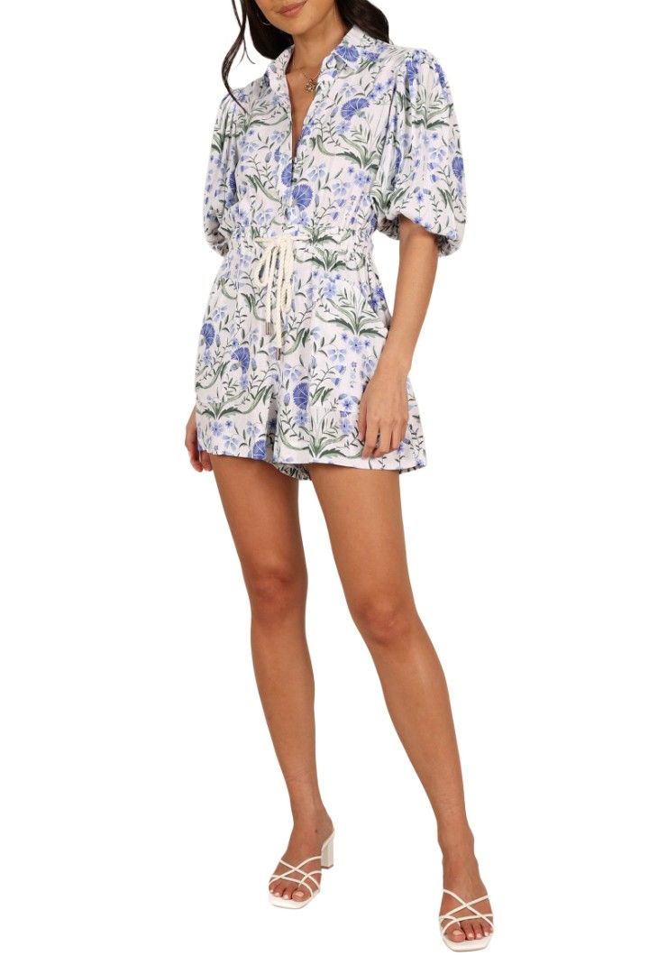 Petal & Pup Linen Floral Romper (Category: Rompers) located in Pagudpud. Submitted by altheacee063978 (Listing ID 1463919170, Image 2). Description: s-m.