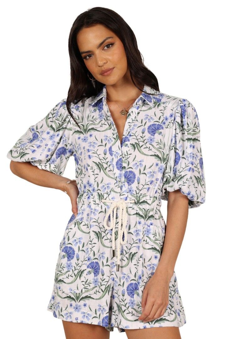 Petal & Pup Linen Floral Romper (Category: Rompers) located in Pagudpud. Submitted by altheacee063978 (Listing ID 1463919170, Image 3). Description: s-m.