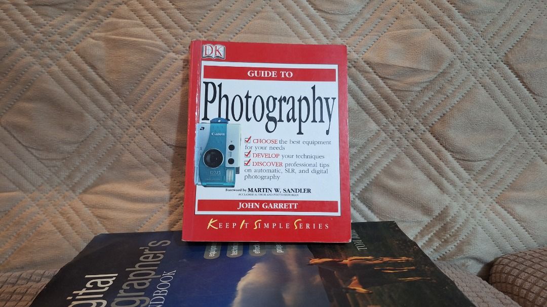 Photography Guide Books (Category: Storybooks) located in Manila. Submitted by roy.vicencio_140 (Listing ID 1463794730, Image 2). Description: Guide to Photography (Keep It Simple Series) - 350 Pesos Digital Photographer's Handbook - 550 Pesos.