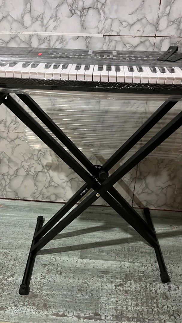 BD663 Piano keyboard with stand & bag Brandnew (Category: Musical Instruments) located in Manila. Submitted by joharahmauna_18 (Listing ID 1463793216, Image 1). Description: ₱1,800 only Piano Keyboard 61keys with stand and bag complete accessories | Piano keyboard digital electric piano (BD-663) - all working no issue Brandnew with box ✅ Inclusions: Box, X-Stand, Bag , strap, Microphone, Audio-line ,Charging Cable, Music stand, Lyric/Sheet,Instru