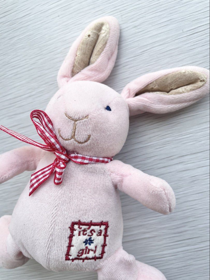 Pink Bunny “It’s A Girl” Plush (Category: Plushies & Soft Toys) located in Quezon City. Submitted by shopgood_mnl (Listing ID 1463783657, Image 1). Description: .