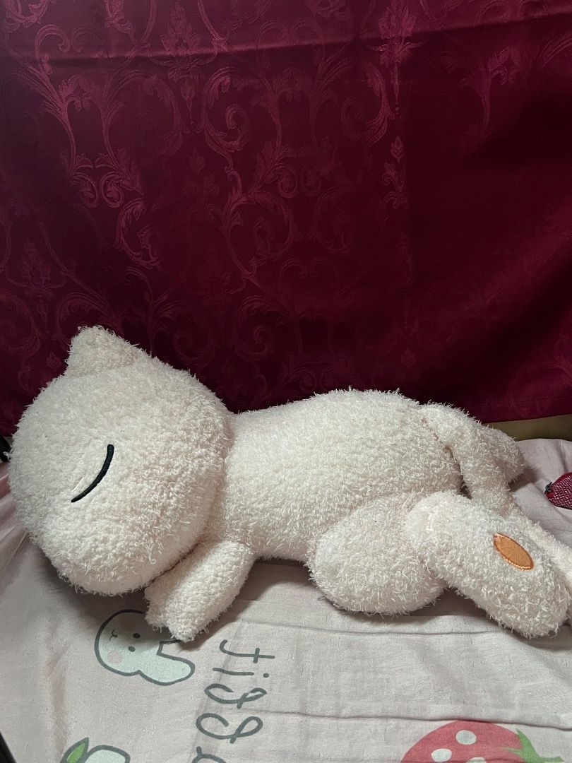 Pink Mew Plush Toy (Category: Plushies & Soft Toys) located in Bulacan. Submitted by haven_plushie_dolls.888 (Listing ID 1463837721, Image 2). Description: - Super soft and cuddly pink plush toy - Resembles Mew from Pokemon - Perfect for Pokemon fans or as a cute room decoration.