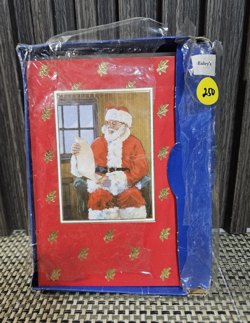 Plus Mark Christmas Cards - Santa Claus Design (Category: Art & Prints) located in Rizal. Submitted by cherry_garcia (Listing ID 1463801366, Image 1). Description: - Set of 18 Christmas cards and envelopes - Classic Santa Claus design - Inside sentiment: 'Just making a list and checking it twice to be sure this wishes you everything nice! Merry Christmas' - Made in the USA by Plus Mark (an American Greetings Company) - Original retail price: $13.
