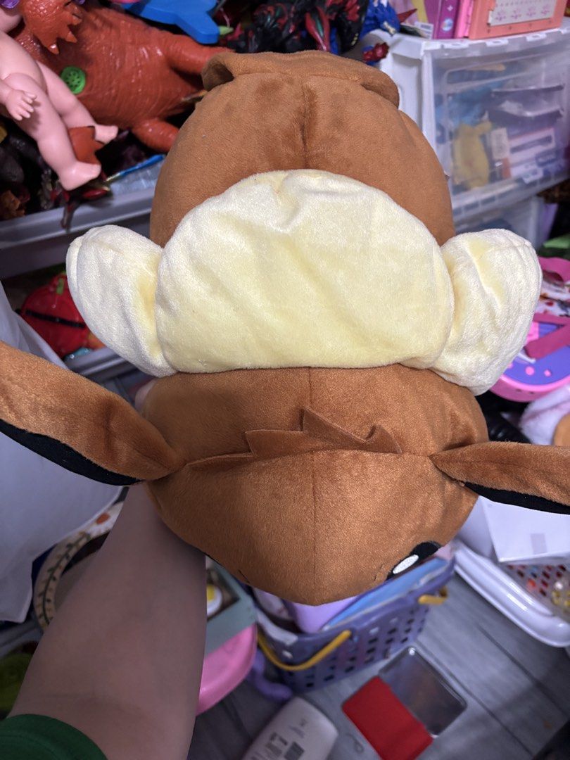 Pokemon Eevee Plush Toy (Category: Plushies & Soft Toys) located in Pasig City. Submitted by genyzk (Listing ID 1463812022, Image 3). Description: - Soft and cuddly Eevee plush toy - Ideal for any Pokemon fan - Perfect for display or play.