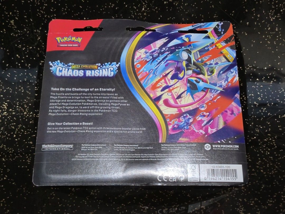 Pokemon Mega Evolution-Chaos Rising 3-Pack Blister Charmeleon (Category: Card Packs) located in Pasay City. Submitted by borgy.man (Listing ID 1463931471, Image 2). Description: ***Available while posted*** For Sale Only Brand New Sealed Pasay loc Meet up LRT/MRT Stations Shipping/Same Day Delivery at buyer's expense No COD Payment BPI Bank Transfer only.
