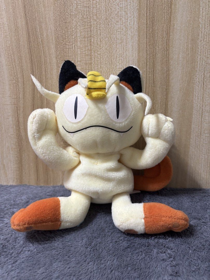 Pokemon Meowth Plush Toy (Category: Plushies & Soft Toys) located in Pasig City. Submitted by genyzk (Listing ID 1463811102, Image 1). Description: - Adorable Meowth plush toy - Super soft and cuddly material - Ideal for any Pokemon enthusiast - Perfect for both display and playtime - Approximately 8 inches in height - Eager to find its new loving home!.