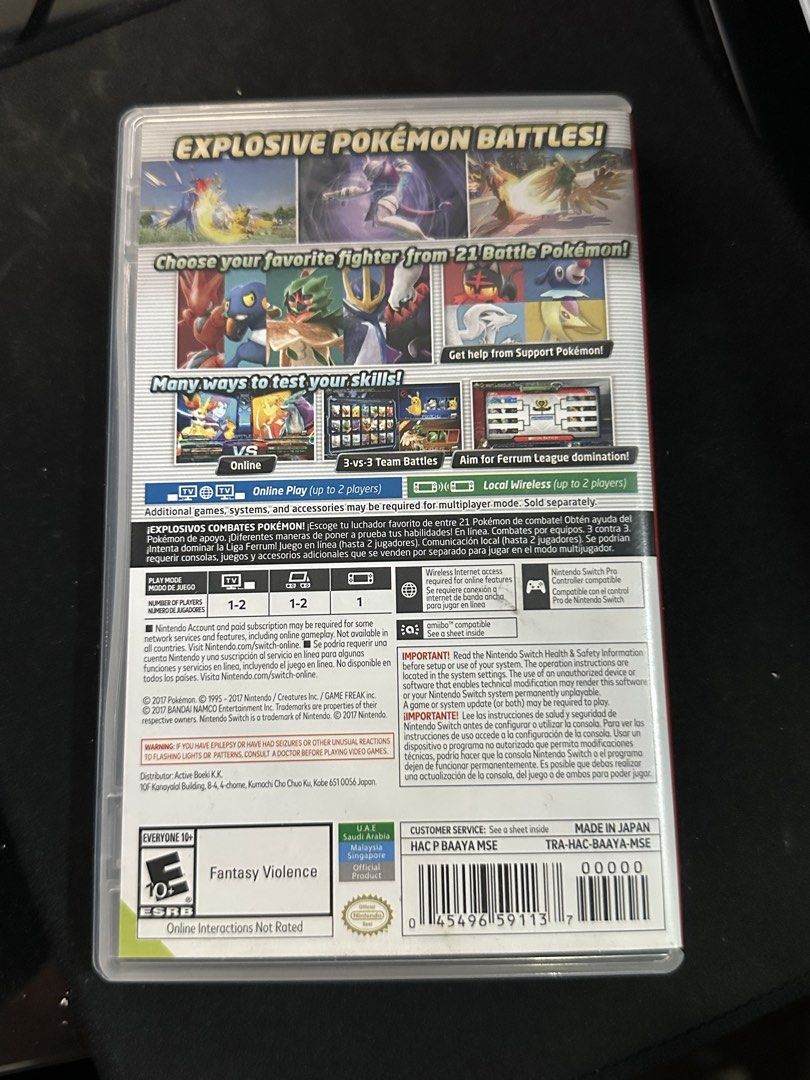 Pokken Tournament DX (Category: Nintendo) located in Butuan. Submitted by BytheriverClothing (Listing ID 1463925126, Image 3). Description: Very good condition For Switch 1 and 2.