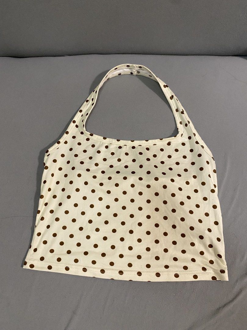Polka dots halter top (Category: Others Tops) located in Naga. Submitted by isaid_tin (Listing ID 1463778072, Image 2). Description: .