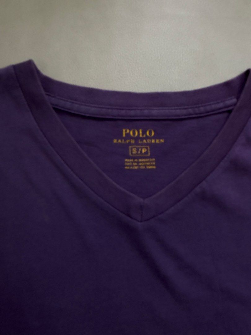 Polo Ralph Lauren T-Shirt (Category: Tshirts & Polo Shirts ) located in Quezon City. Submitted by vaniefiel (Listing ID 1463778083, Image 3). Description: For Sale! Authentic Polo Ralph Lauren T-Shirt Size: Small on tag Fits up to medium size Color: Purple with yellow small pony Check pictures for actual size dimensions Location: QC Batasan Hills MOP: Gcash Message now for more details, Thanks!.