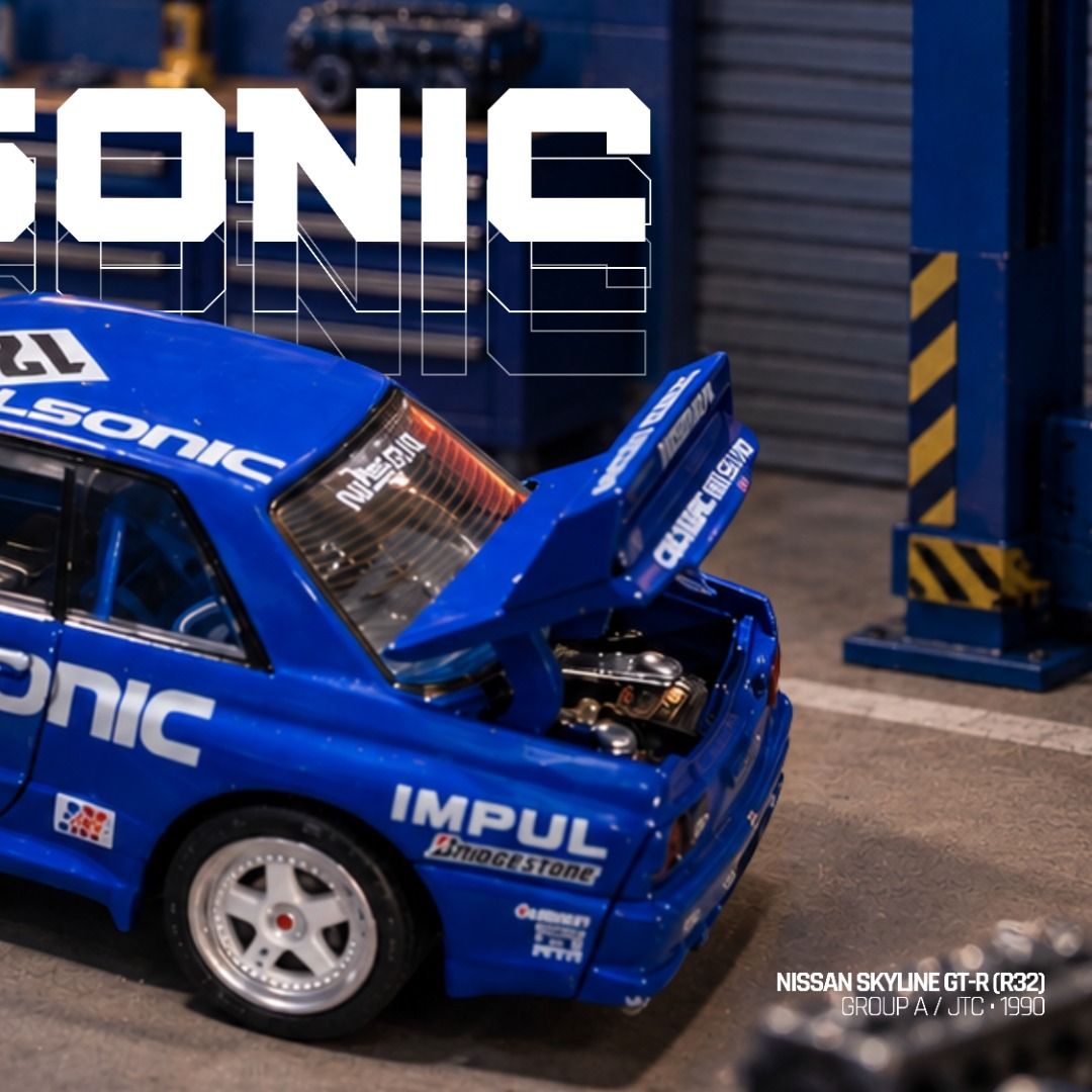 POP RACE CALSONIC R32 SKYLINE (Category: Vehicle & Diecast Models) located in Dumaguete. Submitted by emkayethegreat (Listing ID 1463867286, Image 2). Description: 🔥 FS: POP RACE CALSONIC R32 🔥 POP RACE PP64-104 🏎️ Nissan Skyline GT-R R32 🏁 Calsonic Impul Racing #12 📏 1:64 Scale ₱749 NEGOOOOO 📌 Unsealed 📌 Displayed / carefully handled 📌 Opening hood & trunk 📌 Detailed engine bay 📌 Premium diecast 📍 Negros Oriental 🚚 J&T — ₱75–₱110 shi
