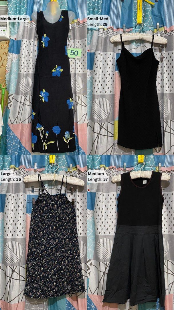 Preloved mini & long dresses (Category: Dresses) located in Antipolo. Submitted by caredbypya (Listing ID 1463828019, Image 1). Description: CLEARANCE SALE❗️50 ALL DRESS 🏷️.