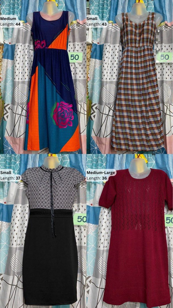 Preloved mini & long dresses (Category: Dresses) located in Antipolo. Submitted by caredbypya (Listing ID 1463828019, Image 3). Description: CLEARANCE SALE❗️50 ALL DRESS 🏷️.