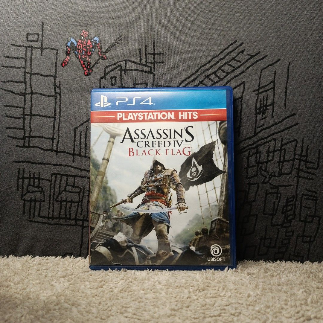 Ps4 assassin's Creed black flag (Category: PlayStation) located in Caloocan City. Submitted by starkstark (Listing ID 1463923704, Image 1). Description: (READ DESCRIPTION) SALE OR TRADE SALE or TRADE Make an offer po rfs: want new games Price Posted po Montalban location pwede shipping sagot ni buyer shipping fee buyer will handle the shipping kung gusto nyo cash on delivery sa lalamove kau magbook can provide pictures and videos upon request if 