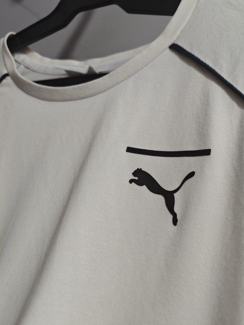Puma Way White Classic Men Tshirt (Category: Shirts) located in Baguio. Submitted by cool_chic (Listing ID 1463804595, Image 3). Description: Puma Way White Classic Men Tshirt Color Rate 9.5/10 Flaw Minimal Hole And Stain Complete Tags Dri Fit Cotton Tela Machine Washed Size XL Dimes 22 Width 28 Length Price P189.