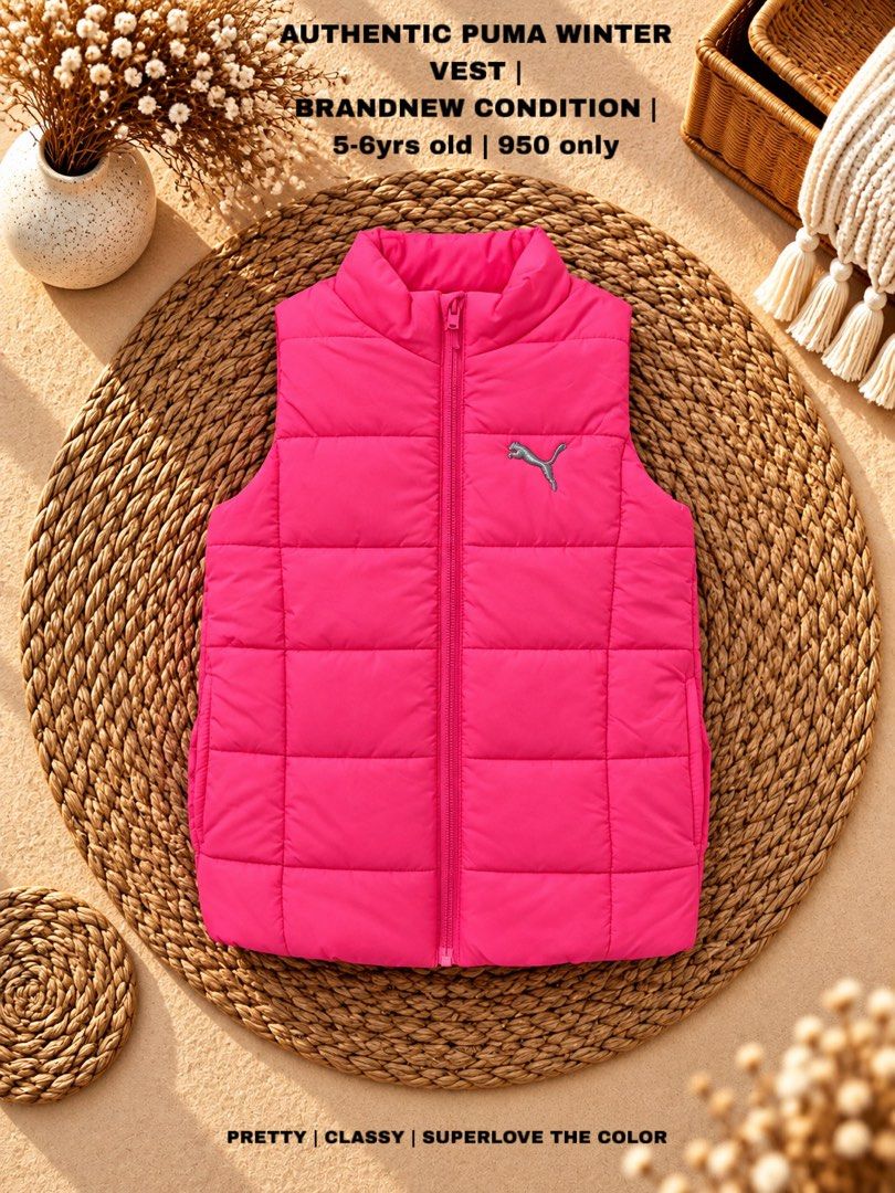 Puma winter vest (Category: Babies & Kids Fashion) located in Subic. Submitted by rea2023 (Listing ID 1463780924, Image 1). Description: .