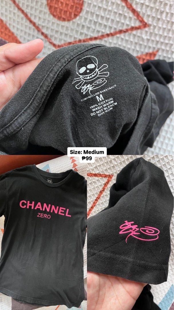 Pure Black Men Tees (Ukay) (Category: Tshirts & Polo Shirts ) located in Bacoor. Submitted by avianne.collections (Listing ID 1463791925, Image 3). Description: Pure Black Men Tees (Ukay) ✔️ May nahahalong ibang branded ✔️ Pure black tshirts ✔️ Men size (oversized if babae mag susuot) ✔️ Makakapal tela ✔️ Available black app or orange app checkout (COD), lalamove, meet up/pick up ✔️ PM for more designs available 😍 💵 ₱99 only 📍Bacoor, Cavite.