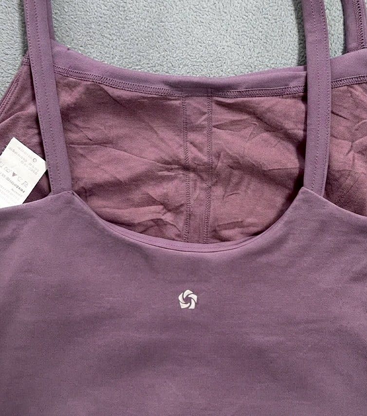 Purple Mulawear Tank Top (Category: Activewear) located in Davao. Submitted by sb.thriftwear (Listing ID 1463870053, Image 3). Description: Size: S-M Issue: None. Color may vary due to lighting. ⚠️All items are thrifted. Please manage your expectations. RS‼️ RS‼️ RS‼️.