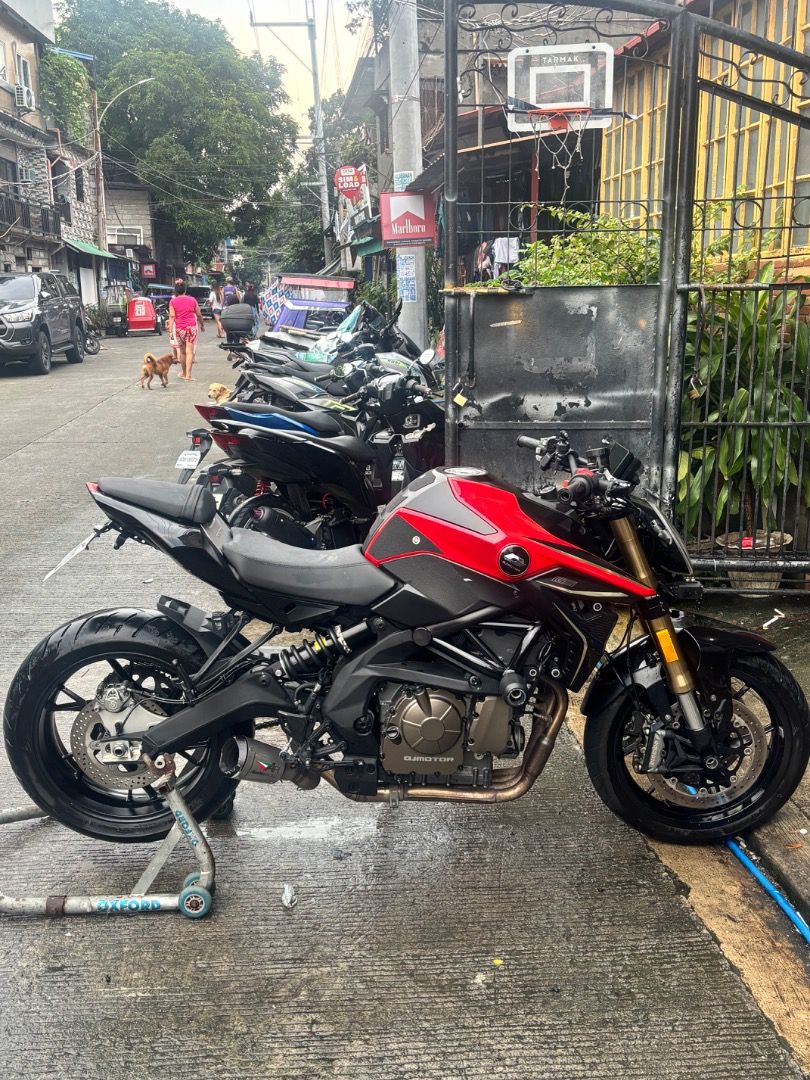 QJ motor SRK 600 GS (Category: Motorbikes for Sale) located in Caloocan City. Submitted by iampodave0620 (Listing ID 1463895749, Image 1). Description: QJ motor. SRK600 inline 4 2025 model 6400 lng ang odo Mini Driving Light Side stand enlarger Brembo Caliper F/R Brembo Break Master Marzocchi front forks KYB rear Shock Dual ABS Rizoma side mirror (Dynamic) Original Spool Slider Guard Keyless Reg until 2028 Last May 2026 PMS may resibo po galing C