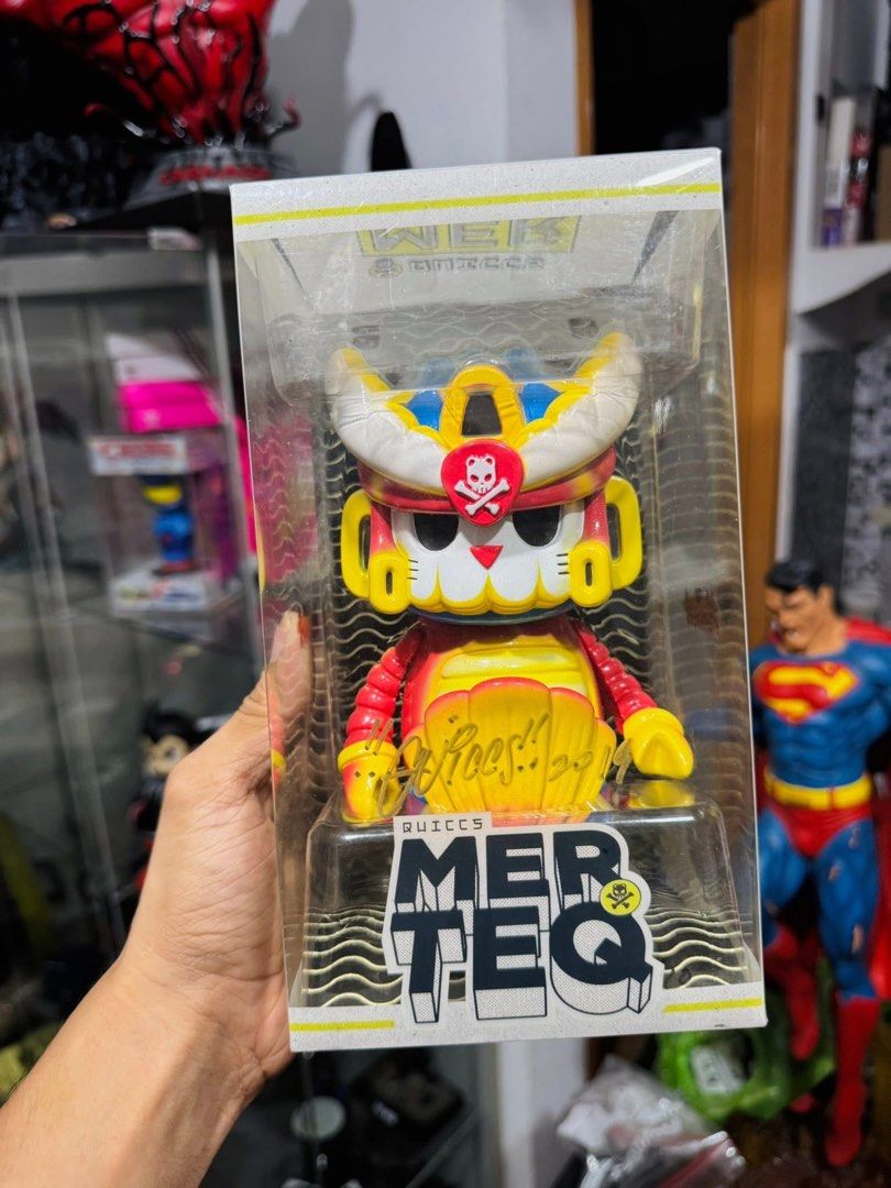 Quiccs Merteq O.G Colorway (Category: Figurines & Statues) located in Paranaque City. Submitted by icko007 (Listing ID 1463917454, Image 1). Description: Quiccs Merteq O.G Colorway Merteq 2019 With Certificate ✅ With Signed ✅ Price 6800 Only Location Paranaque Payment Gcash/Bpi Shipping Lalamove/Lbc Buyers Risk / Fee ‼️Seller is not responsible for: lost, stolen, or damaged packages..