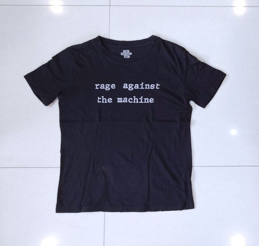 Rage Against The Machine T-Shirt (Category: Tshirts & Polo Shirts ) located in Bacolor. Submitted by thriftyperminute (Listing ID 1463909473, Image 2). Description: -Cut wash tags -May kupas sa may harapan. See last pic. -This is a pre-loved or thrifted item so please manage your expectations. -Color may slightly differ due to lighting or with the settings of the device used to view the photos -"Mine" now, pay now policy -Payment through gcash -S