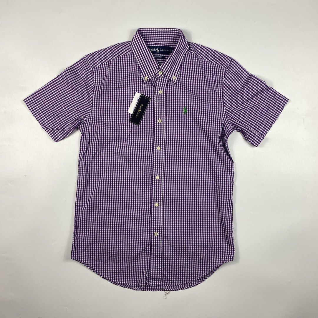 Ralph Lauren - Checked Button Down Shirt (Category: Tshirts & Polo Shirts ) located in Iloilo. Submitted by s3condh4nd. (Listing ID 1463889849, Image 1). Description: Tagged Size : Small Condition : 10/10 Dimensions Width - 19 Length - 27 Shoulder - 16 Sleeve - 9 Condition : This item is used , Please don’t expect if it is like brand new. Measured : Laid Flat by Inches Payment : GO TYME / BPI.