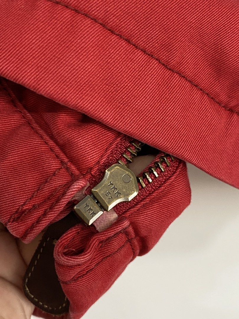 Ralph Lauren Harrington Red (Category: Luxury Apparel) located in Oton. Submitted by streetwearshift (Listing ID 1463788940, Image 2). Description: Ralph Lauren Vintage Harrington size Large.
